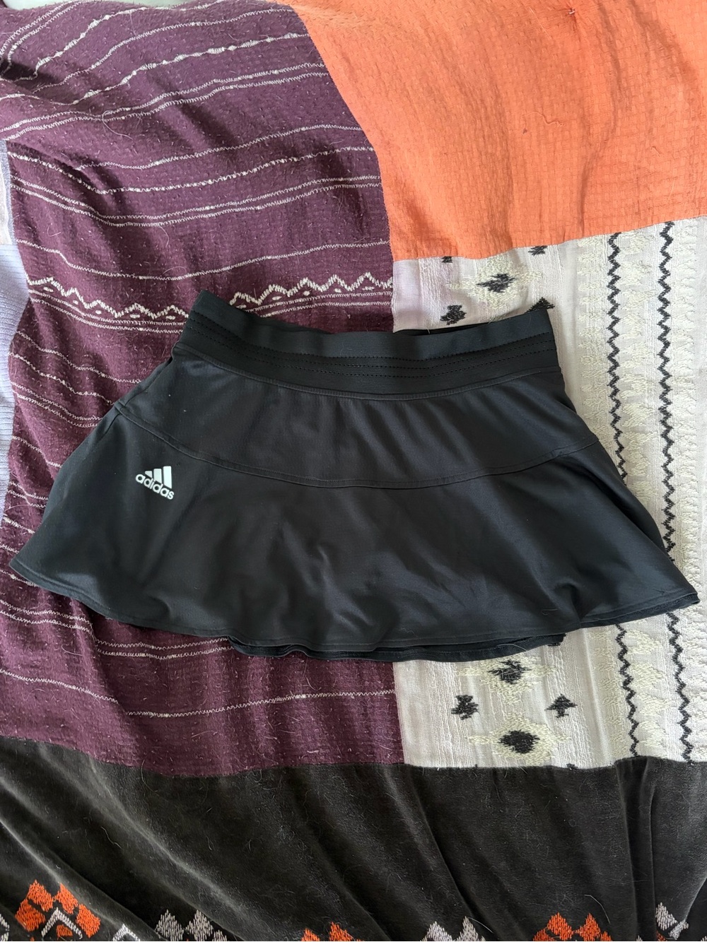 adidas Black Circle Skater Tennis Skirt